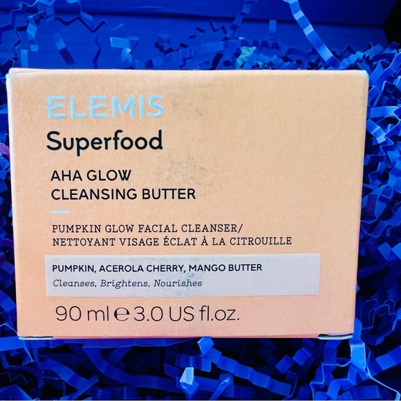 NIB ELEMIS Superfood AHA Glow Cleansing Butter with Pumpkin Acerola Cherry Mango - Picture 10 of 10